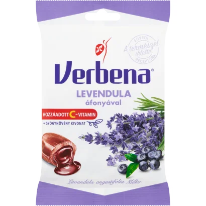 Verbena Bonbons mit Lavendel, Heidelbeere und Vitamin C 60 g